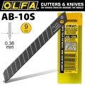 OLFA BLADES STAINLESS STEEL 10/PACK 9MM